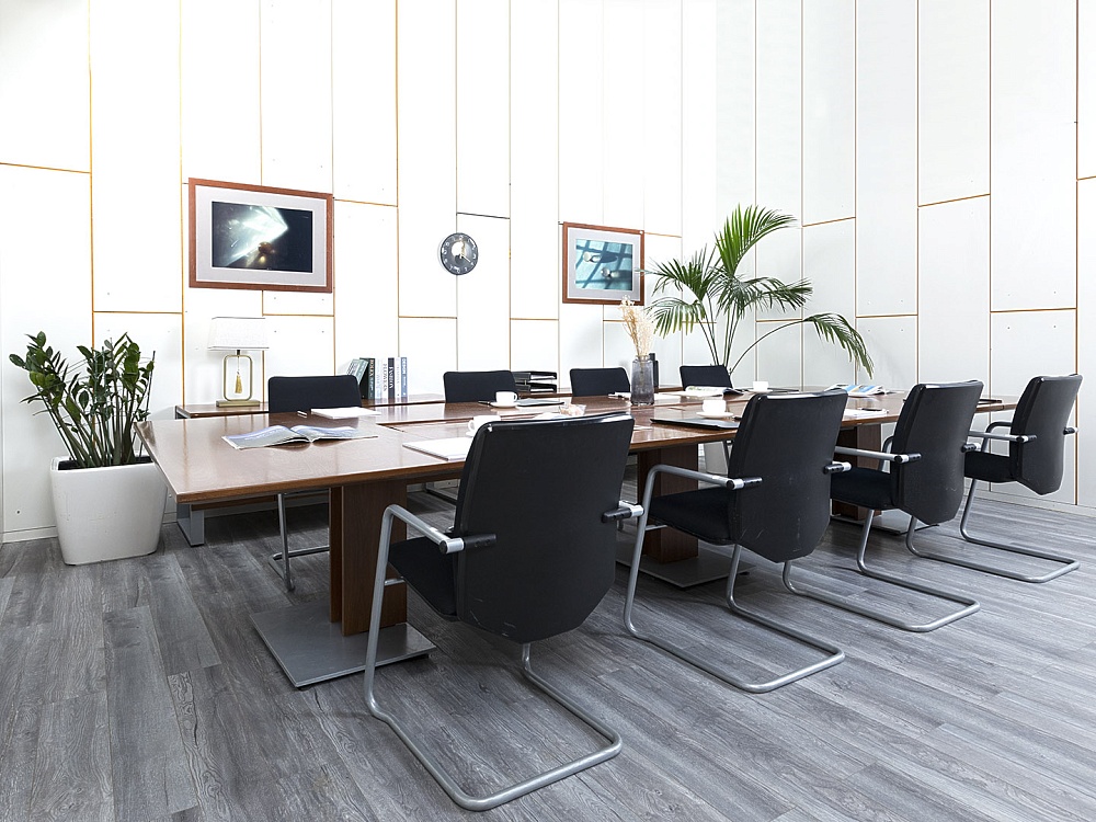 Офисный стол для переговоров Bene 4 270х1 520х740 Шпон Орех   (СГПХ-12123)