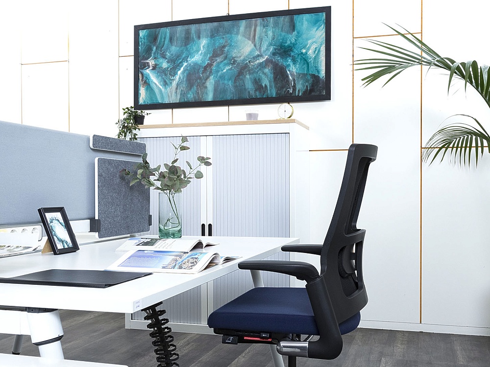 Комплект офисной мебели Herman Miller 1 600х1 650х1 180 ЛДСП Белый   (КОМБ-13112)