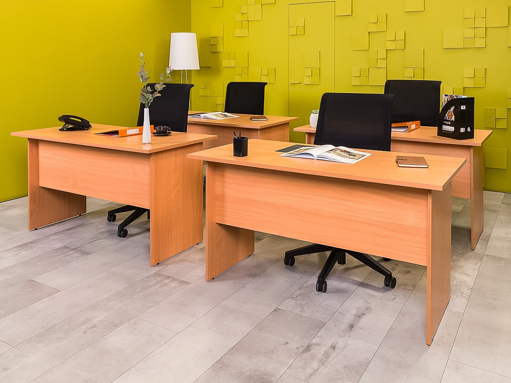 Офисный стол прямой ЛДСП Ольха Россия  СППЛ-030724
