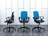 Офисное кресло для персонала  Profim Ткань Синий Raya  (КПТН-08063)