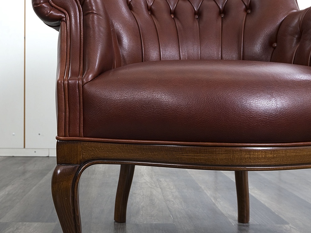 Комплект из 2-х мягких кресел Mascheroni Кожа Коричневый Executive base  (КНККк-01083)