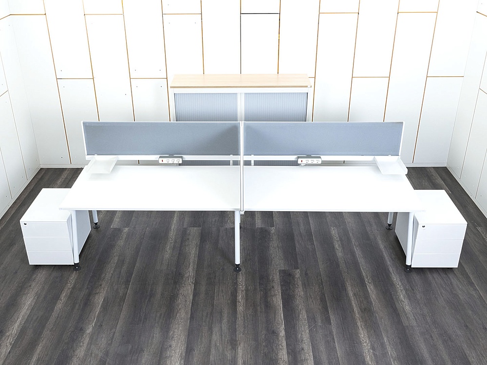 Комплект офисной мебели Herman Miller 3 200х880х1 180 ЛДСП Белый   (КОМБ2-13112)