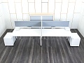 Комплект офисной мебели Herman Miller 3 200х880х1 180 ЛДСП Белый   (КОМБ2-13112)