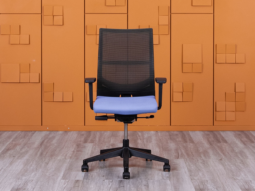 Офисное кресло для персонала   ЛДСП Синий   (КПСН-05065)