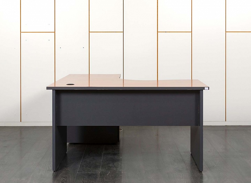 Комплект офисной мебели стол с тумбой  1 400х1 000х750 ЛДСП Орех   (СПУХпК-25011)