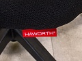 Офисное кресло для персонала на колесах HAWORTH Ткань Чёрный Германия_КПТЧ3-171024