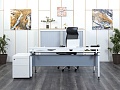 Кабинет руководителя Herman Miller 1 800х880х820 ЛДСП Белый   (КРБ-13112)
