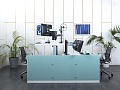 Комплект офисной мебели Technology Desking 2 050х1 330х720 ЛДСП Серый   (КОМС-01101)