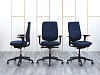 Офисное кресло для персонала  SteelCase Ткань Синий   (КПТН-25123)