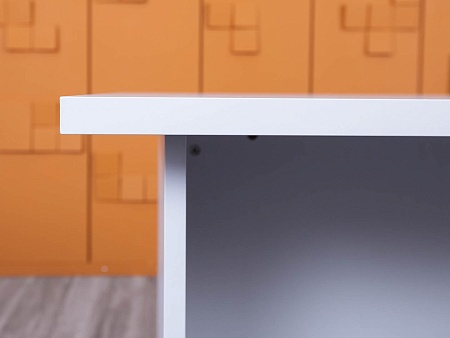 Офисный стол прямой  1 380х680х750 ЛДСП Серый   (СППС-31054(нов))