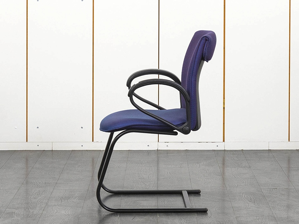 Конференц кресло для переговорной  Синий Ткань Haworth Comforto  (УДТН-28071)