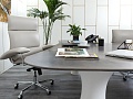 Стол для руководителя CATTELAN ITALIA 2 600х2 300х750 Мрамор Коричневый Piero De Longh  (СРОК-17094)