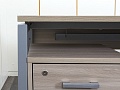 Комплект офисной мебели  4 860х1 630х750 ЛДСП Зебрано   (КОМЗ-28072)