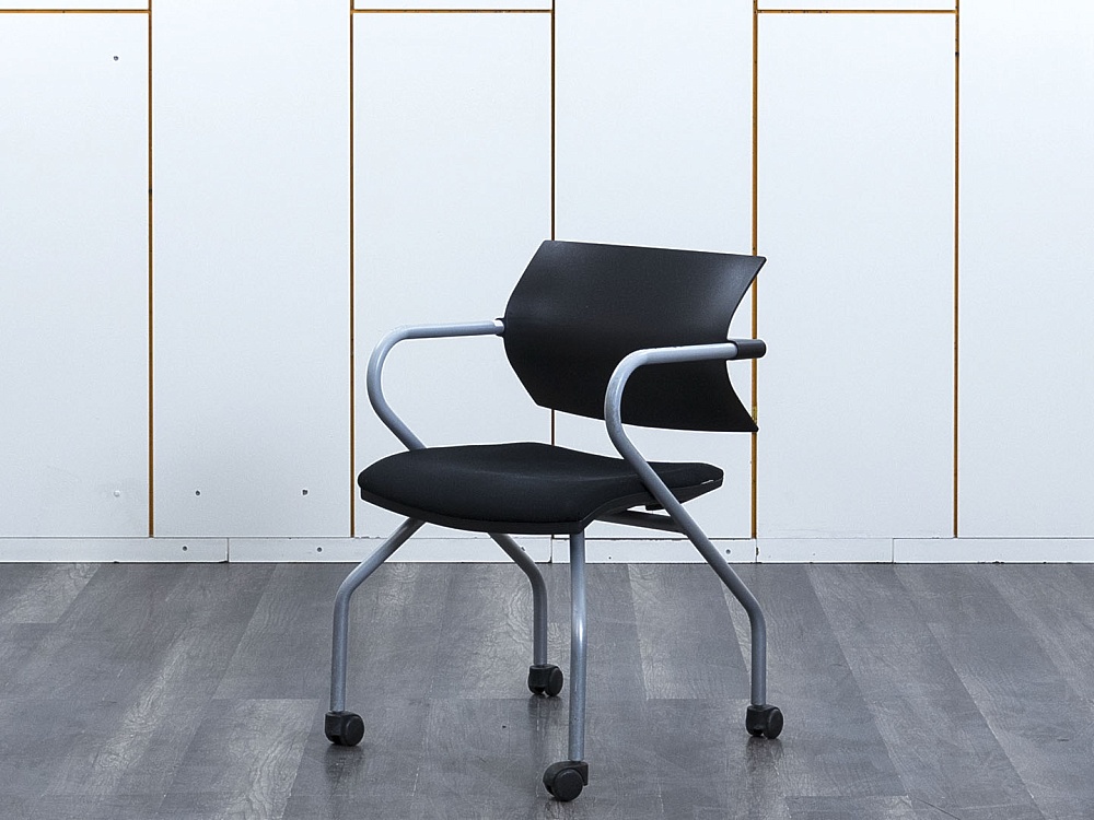 Конференц кресло для переговорной  Черный Ткань LUXY Aire JR  (УНТЧ-12053)