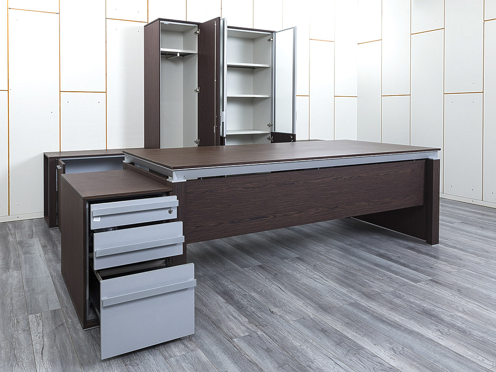 Кабинет руководителя MARTEX 2 200х1 000х750 Шпон Венге HAN  (КРЕ-05034)