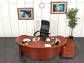 Стол для руководителя Tazio 2 150х1 150х730 Дерево Махагон   (СРПШК-04120)