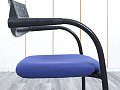 Конференц кресло для переговорной  Синий Ткань VITRA VISAVIS 2  (КДТН-28113)