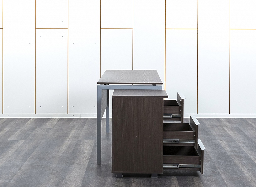 Комплект офисной мебели стол с тумбой  1 400х600х750 ЛДСП Венге   (СППЕк-27052)