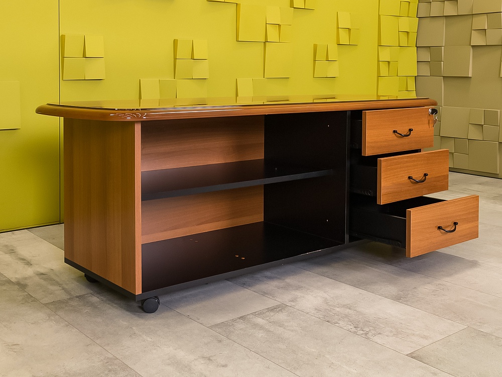 Кабинет руководителя CANNES Goodfurniture МДФ Орех Италия_КРХ1-070524