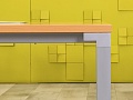 Офисный стол для переговоров Steelcase ЛДСП Ольха Франция  СГПЛ-04026