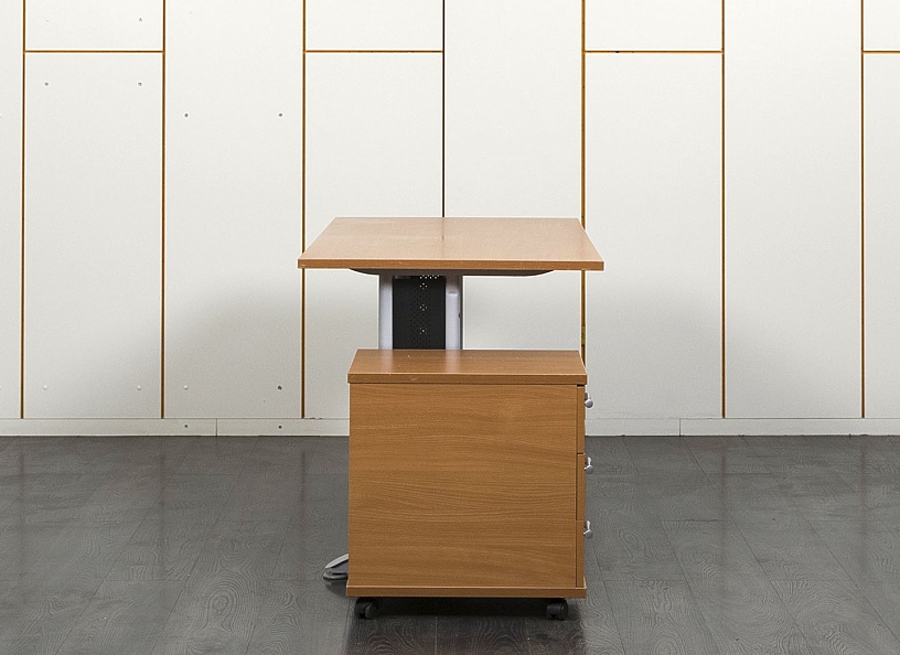 Комплект офисной мебели стол с тумбой  1 400х730х750 ЛДСП Ольха   (СППЛК-22041)