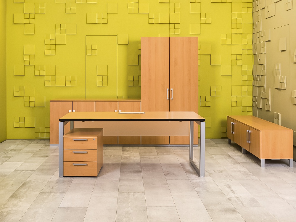 Кабинет руководителя  Steelcase ЛДСП Ольха Франция  КРЛ2-04026