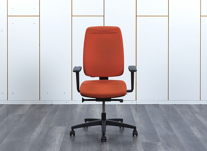 Офисное кресло для персонала   Ткань Оранжевый   (КПТО-30053уц)