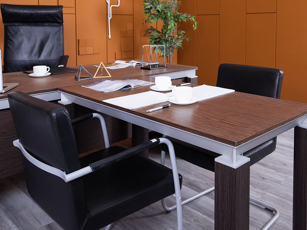 Стол для руководителя MARTEX 1 800х2 000х750 Шпон Венге HAN  (СРПЕк-24065)