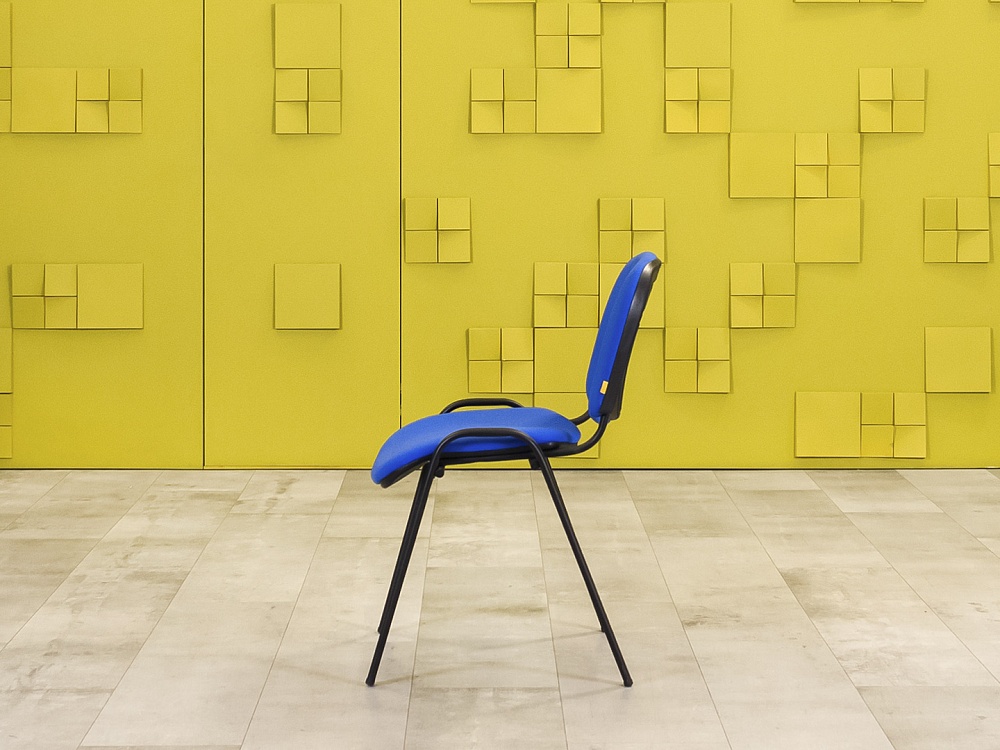 Офисный стул  ИЗО Ткань Синий Россия  ИзоН2(Н)