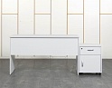 Купить Комплект офисной мебели стол с тумбой  1 400х600х760 ЛДСП Белый   (СППБК-25021)