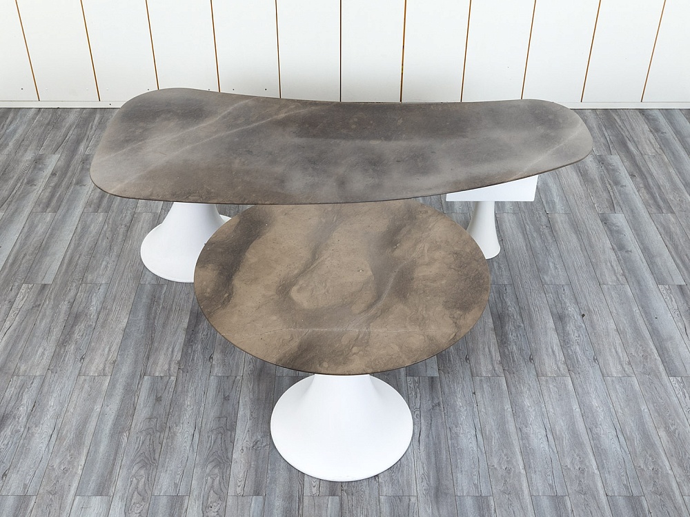 Стол для руководителя CATTELAN ITALIA 2 600х2 300х750 Мрамор Коричневый Piero De Longh  (СРОК-17094)