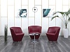 Мягкое кресло Walter Knoll Кожа Красный   (Комплект из 3-х мягких кресел ККККК-13112)