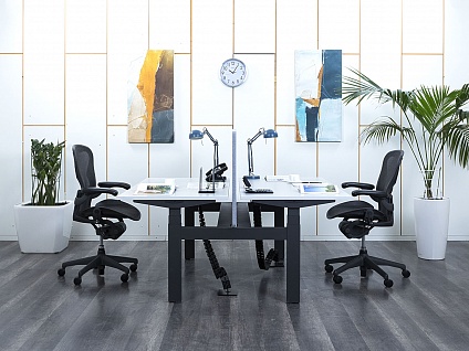 Комплект офисной мебели Herman Miller 1 570х1 630х750 ЛДСП Серый Nevi Link  (КОМС1-02053)