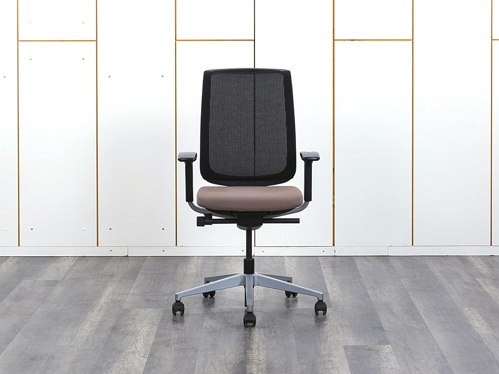 Офисное кресло для персонала  SteelCase Сетка Коричневый   (КПСК-07072)