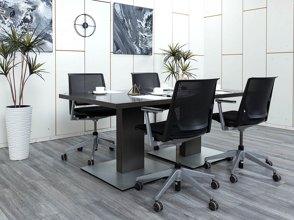 Офисный стол для переговоров Bene 1 850х1 000х740 Шпон Венге   (СГПЕ-16104)