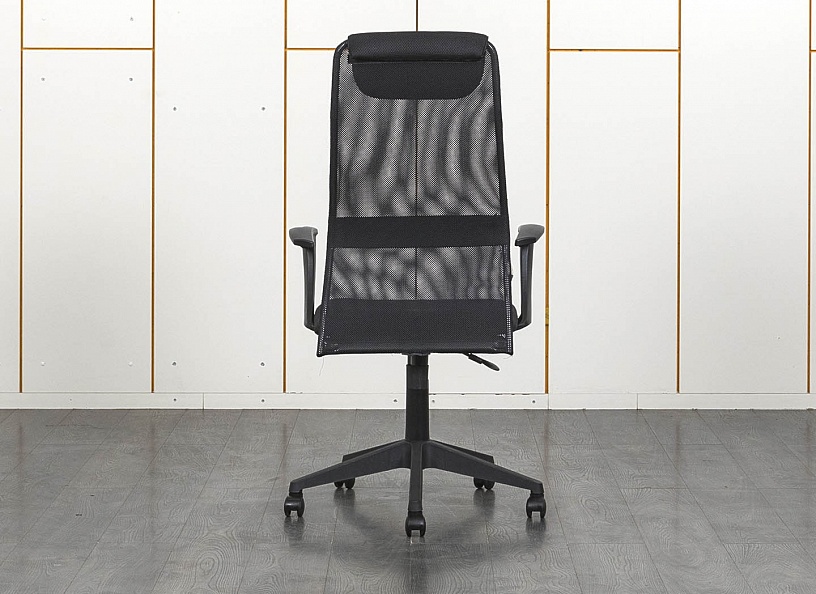 Офисное кресло руководителя   Сетка Черный   (КРТЧ2-15071)