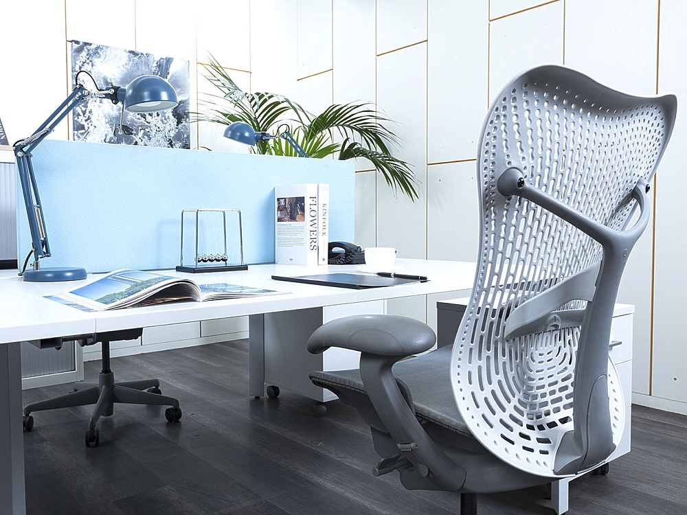 Комплект офисной мебели Herman Miller 2 800х1 630х750 ЛДСП Белый   (КОМБ1-30033)
