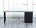 Купить Комплект офисной мебели стол с тумбой IKEA 2 000х800х760 ЛДСП Черный   (СППЧ1Кл-05064)