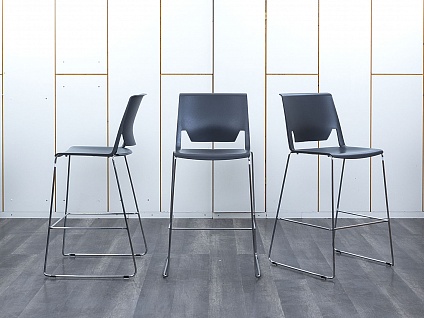Барный стул Haworth Пластик/металл Серый   (УДПС-02053)
