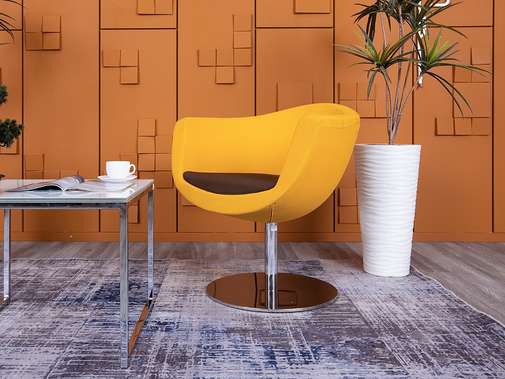 Мягкое кресло Profim Ткань Желтый Sorriso  (КНТЖ-06035)