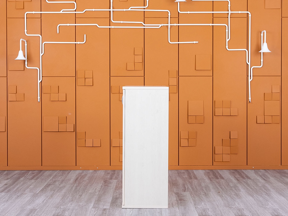 Шкаф для документов  800х425х1 120 ЛДСП Дуб молочный   (ШД2ДВ-14055)