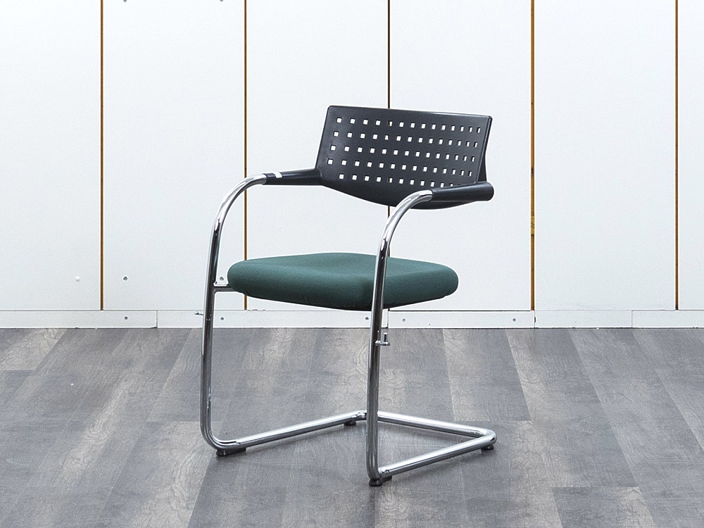 Конференц кресло для переговорной  Зеленый Ткань VITRA   (УДТЗ-21032)