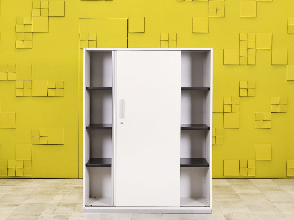Шкаф для документов офисный Steelcase ЛДСП Белый Германия  ШД2ДБ2-30016