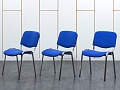 Офисный стул  Ткань/хром Синий ИЗО  (ИзоН(нтх))