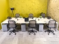 Комплект офисной мебели на 6 человек BENE ЛДСП Серый Австрия_ГКС2-231223
