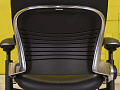 Офисное кресло руководителя на колесах Leap V2 Steelcase Кожа Чёрный Франция  КРКЧ-23066