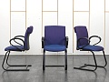 Конференц кресло для переговорной  Синий Ткань Haworth Comforto  (УДТН-28071)