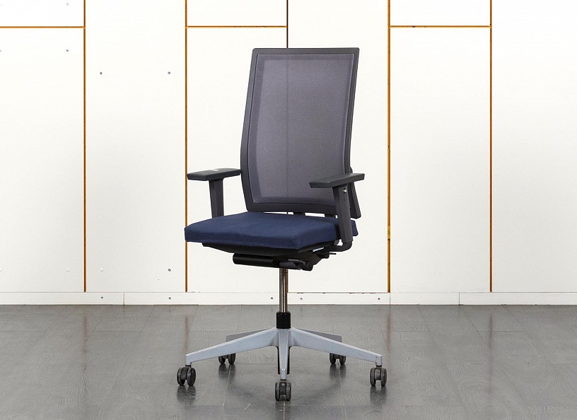 Офисное кресло для персонала  Bene Ткань Синий   (КПТН1-21120)