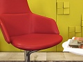 Мягкое кресло  ARPER Кожа Красный Италия  КНКК-31036