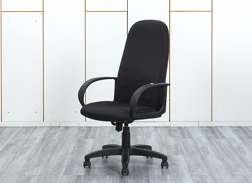 Офисное кресло руководителя   Ткань Черный   (КРТЧ-25083)